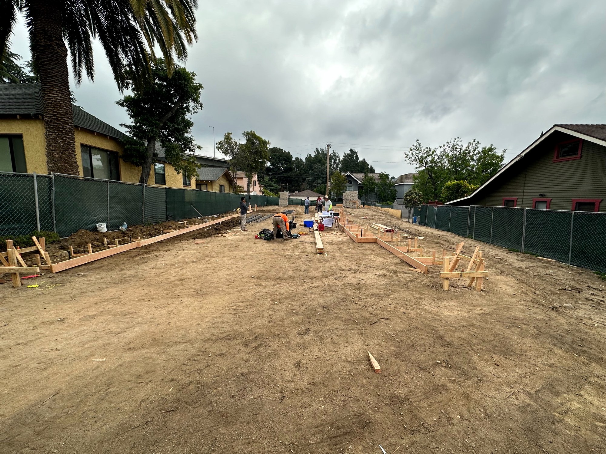 Foundation layout